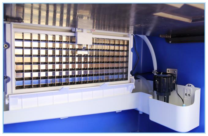 Fabricante de hielo eléctrico comercial, máquina de funcionamiento