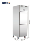 500L equipo de refrigeración vertical comercial del restaurante de las puertas del congelador 2
