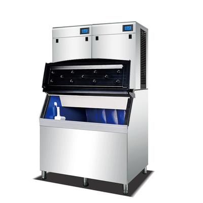 Máquina de hielo de barra automática de 800 kg Máquina comercial para hacer cubitos de hielo
