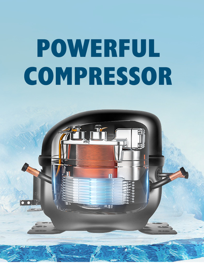 fabricante de hielo automático de alto rendimiento R404a de la refrigeración por aire del fabricante de hielo de pepita comercial 120KG 2