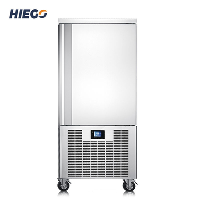 comercial 5 del refrigerador del congelador de la ráfaga 100-200l 10 congelación rápida pequeña de 15 bandejas