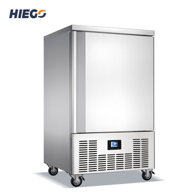 Refrigerador y congelador comerciales verticales rápidos Refrigerador de aire comprimido de la cocina del congelador