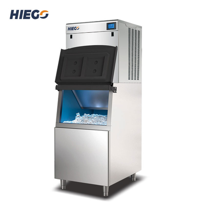 Máquina de hielo automática 250KG/24H 22x22x22mm Máquina de hielo comercial con contenedor 150kg