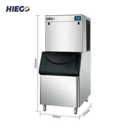 Máquina de hielo automática de refrigeración por aire, fabricante comercial de bolas de hielo de acero inoxidable de 500Kg