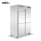 Congelador vertical de acero inoxidable comercial de las puertas del refrigerador 4