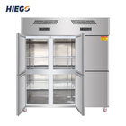 6 enfriamiento directo vertical de acero inoxidable del refrigerador R134a 1600L de la puerta