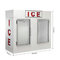 Cocina del hotel Bolsa de hielo Merchandiser Congelador Gabinete de helado comercial R404a