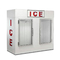Exhibidor de hielo para exteriores R404a Exhibidor de helados con refrigeración por aire