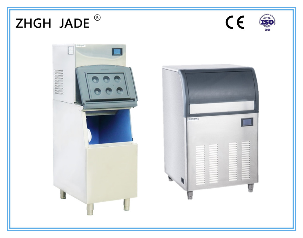 Máquina de hielo integrada de la cafetería, fabricante de hielo integrado del acero inoxidable 304