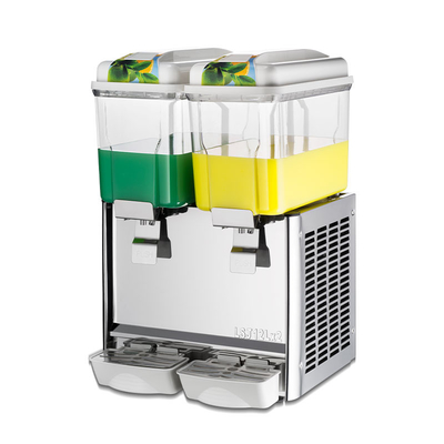 Dispensador de bebidas doble refrigerado 300W 12l Dispensador de jugo múltiple