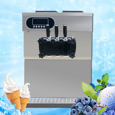 Situación libre comercial del servicio suave de la máquina de helado de la mesa 25l