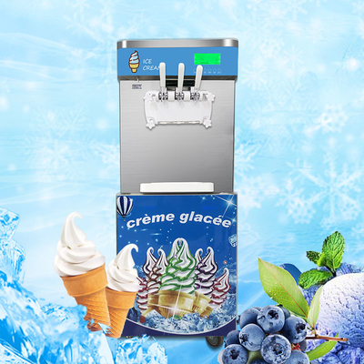 máquina comercial del helado 58L/H un fabricante italiano del helado de la refrigeración por aire de Glace
