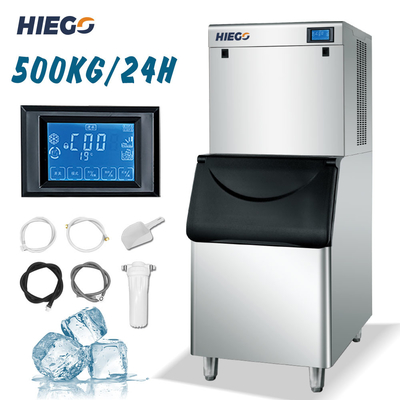 máquina automática del cubo de hielo 500kg para la máquina de hielo clara del ganador de la bebida fría