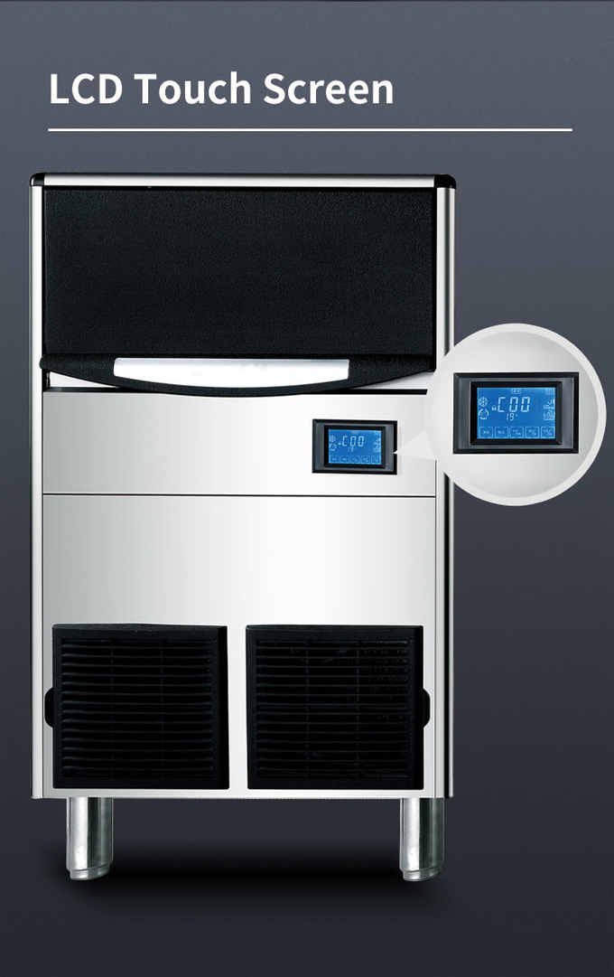 760w máquina de hielo automática 120kg máquina de hacer hielo comercial 110 220V 5