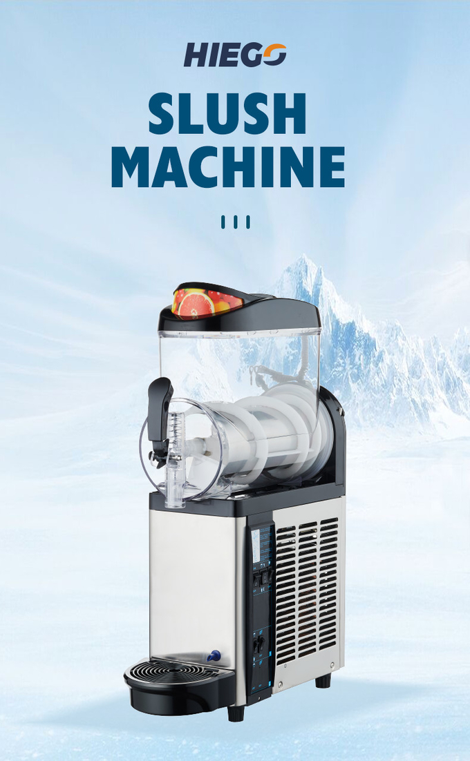 Máquina comercial de granito de 12 l, máquina eléctrica para margaritas de un solo tazón de 24 l 0