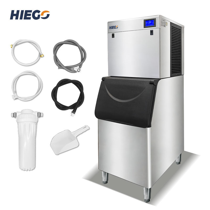 máquina de hielo comercial automática 110kg máquina de hielo instantánea 200kg R404a 1