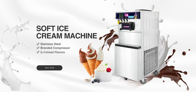 últimas noticias de la compañía sobre Máquina suave del helado de Hiego  0